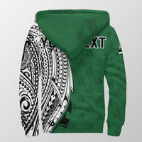 (Personalised) Hawaii - Aiea High Tribal Kakau Sherpa Hoodie AH - Polynesian Pride