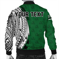 (Personalized) Hawaii Bomber Jacket - Aiea High Tribal Kakau Bomber Jacket AH - Polynesian Pride
