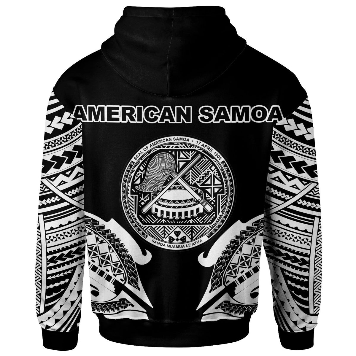 American Samoa Zip Hoodie Go Boating - Polynesian Pride