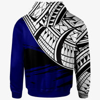 American Samoa Custom Hoodie American Samoa Flag Style With Pattern - Polynesian Pride