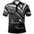 American Samoa Polo Shirt Cross Style Unisex Black - Polynesian Pride