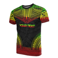 Kosrae All Over Custom T Shirt Kosrae Flag Polynesian Tattoo Reggae Unisex Reggae - Polynesian Pride