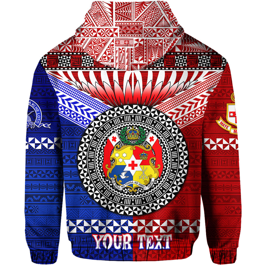 Custom Kolisi Tonga College Atele and Tupou College Toloa Hoodie Together Unique LT8 - Polynesian Pride