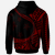 Federated States of Micronesia Zip Hoodie Plumeria Flowers Red Version - Polynesian Pride