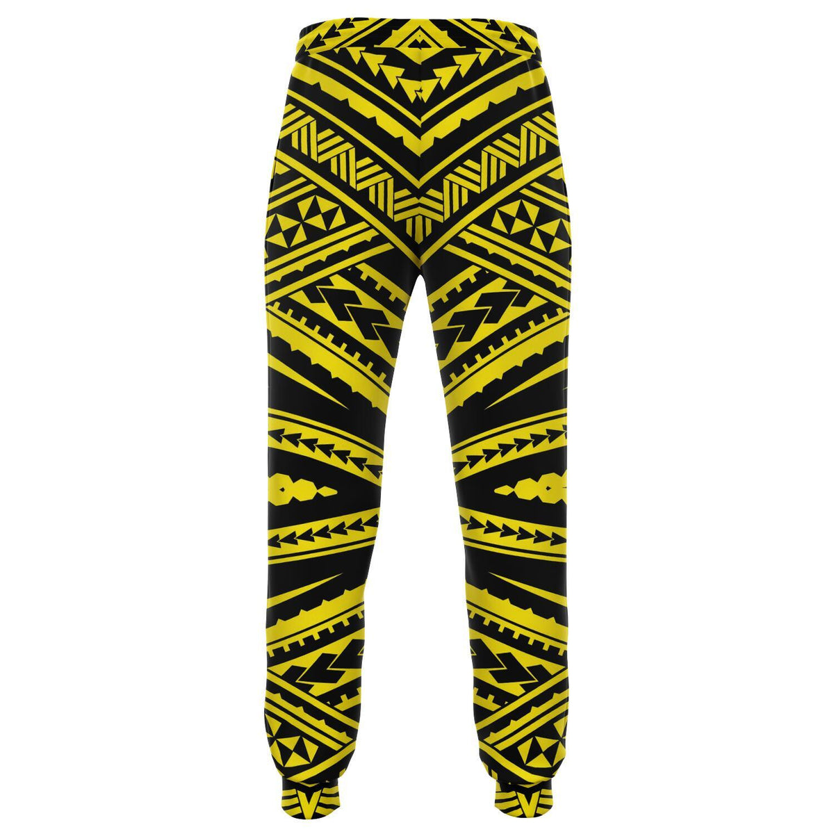 Polynesian Tatau Yellow Joggers - Polynesian Pride