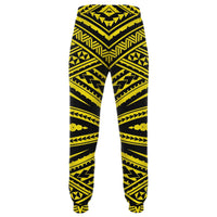 Polynesian Tatau Yellow Joggers - Polynesian Pride