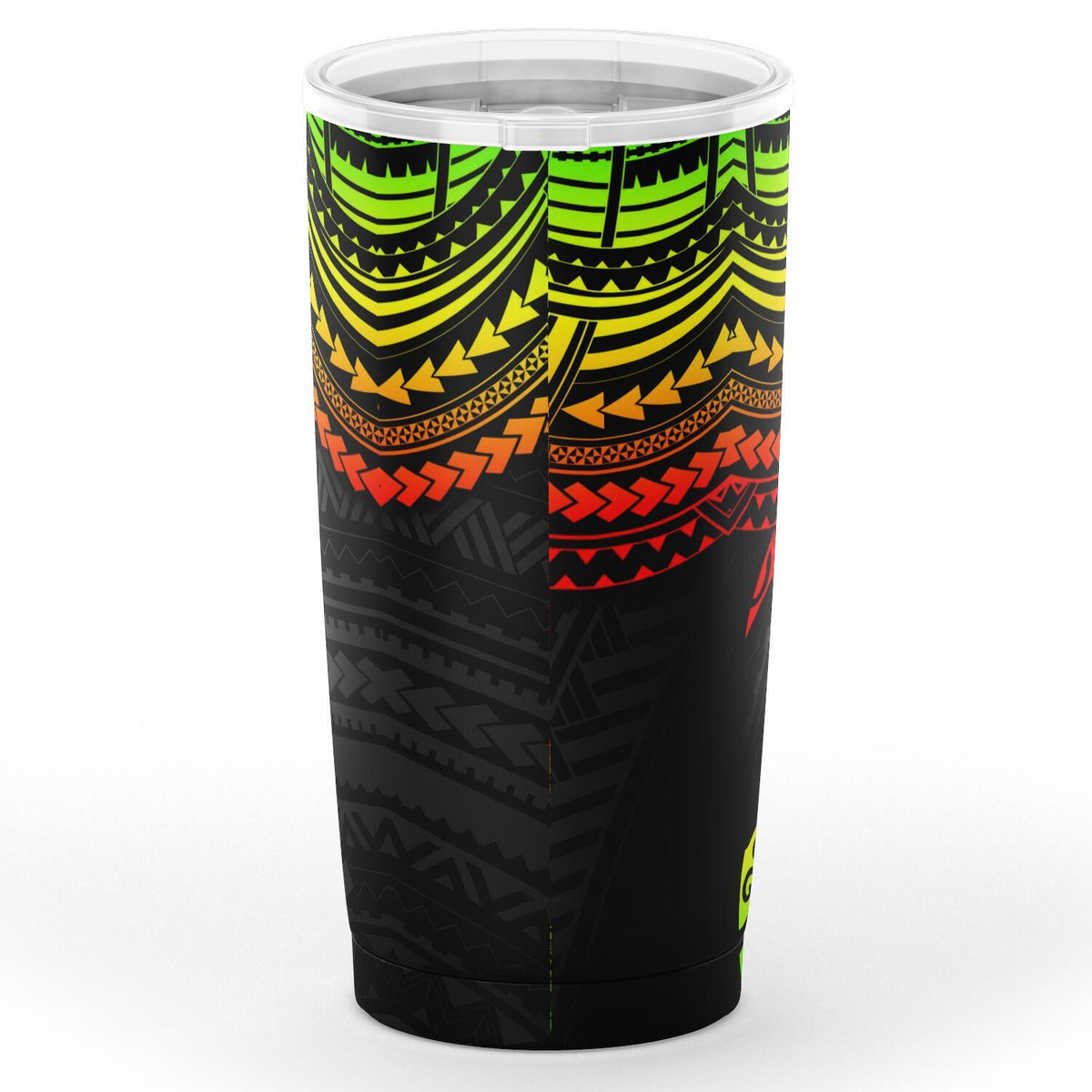 Vanuatu Polynesian Tumbler - Reggae - Polynesian Turtle - Polynesian Pride