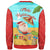 Mele Kalikimaka Sweatshirt - Santa Claus On The Beach - Polynesian Pride