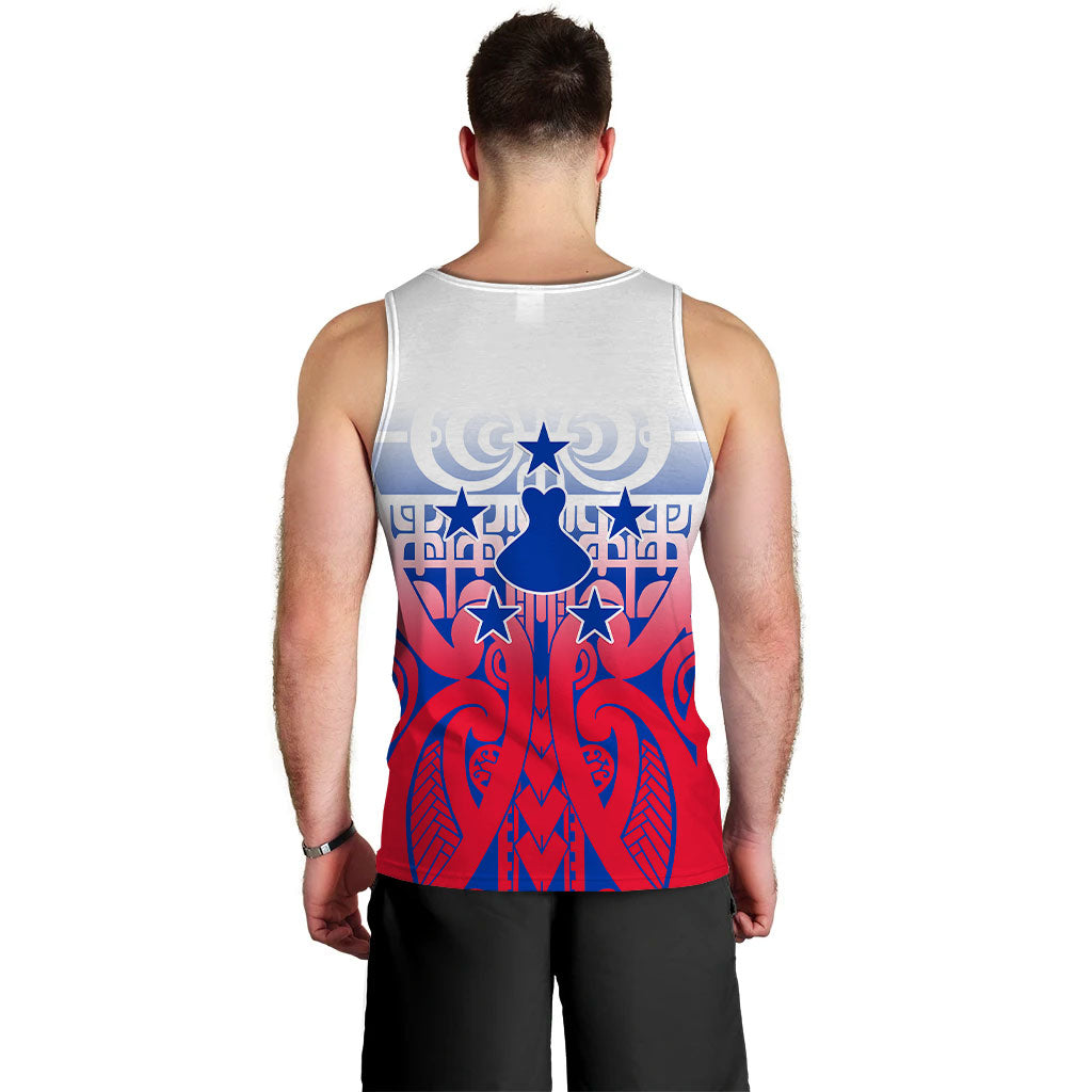 (Custom Personalised) Austral Islands Tribal Men Tank Top - LT12 - Polynesian Pride