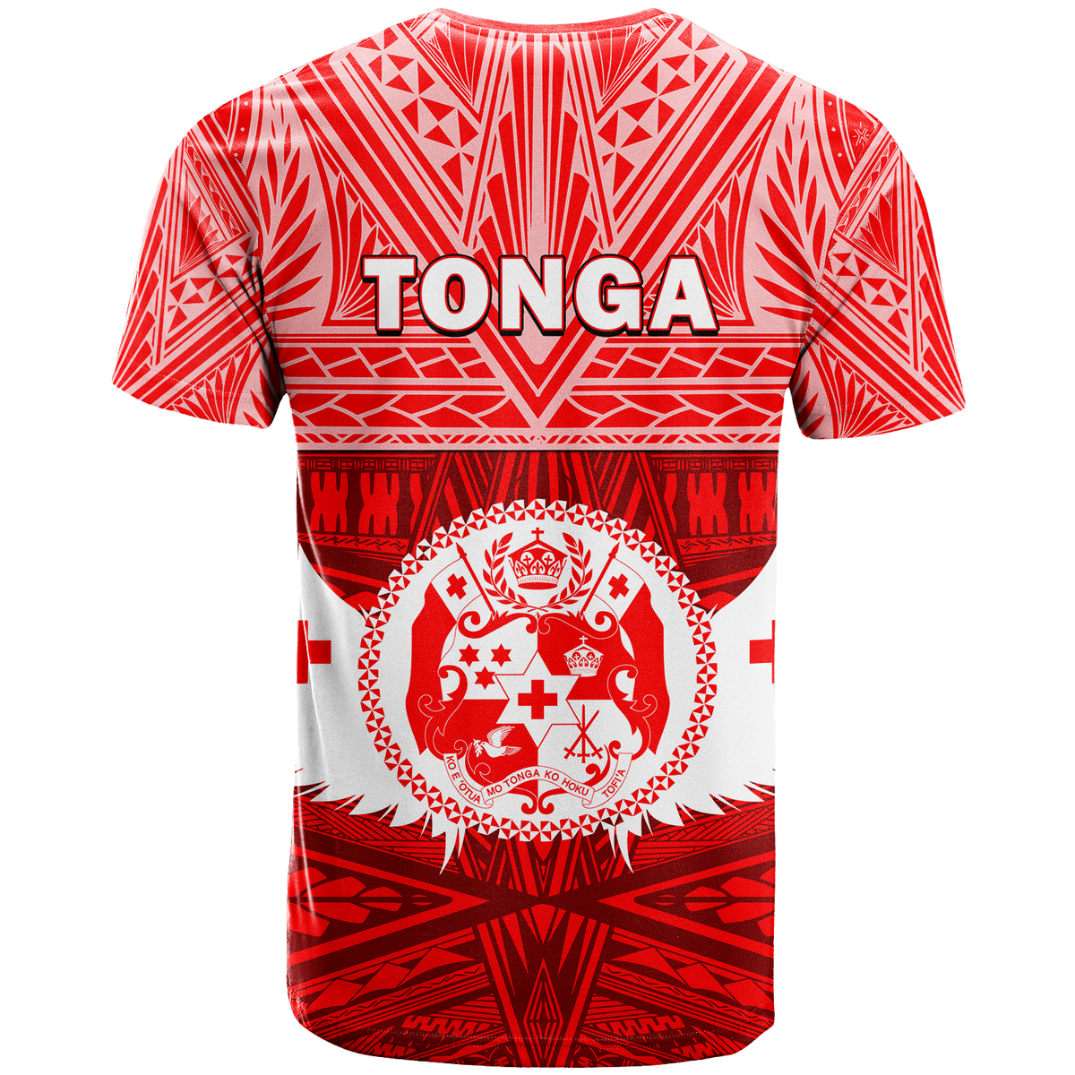 Tonga Rugby Mate Maa Tonga Tapa Pattern T Shirt LT2 - Polynesian Pride