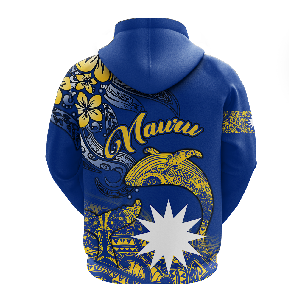 Nauru Independence The Way of Water Hoodie LT2 - Polynesian Pride