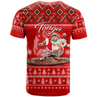 Tonga Christmas Kilisimasi Fiefia Santas Polynesia T Shirt LT2 - Polynesian Pride