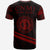 Northern Mariana Islands T Shirt In My Heart Style Red Polynesian Patterns - Polynesian Pride