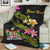 Fiji Polynesian Custom Personalised Blanket - Plumeria Tribal - Polynesian Pride