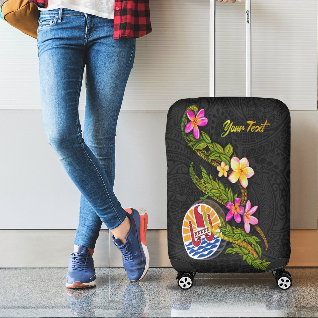 Tahiti Polynesian Custom Personalised Luggage Covers - Plumeria Tribal - Polynesian Pride
