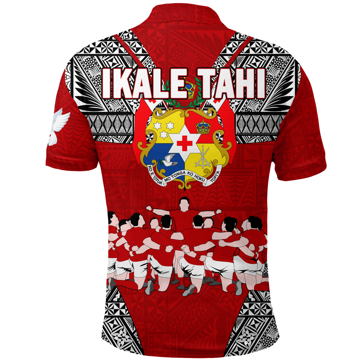 Tonga Rugby Ikale Tahi Sipi Tau Polo Shirt LT2 - Polynesian Pride