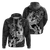 Custom Polynesian Shark Tattoo Hawaii Tribal Hoodie LT12 Zip Hoodie Black - Polynesian Pride