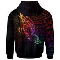 Yap State Hoodie Butterfly Polynesian Style - Polynesian Pride