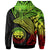 Federated States of Micronesia Zip up Hoodie Humpback Whale & Coat of Arms Reggae - Polynesian Pride