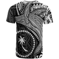 Chuuk T Shirt Humpback Whale & Coat of Arms White - Polynesian Pride