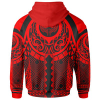 Polynesianll Over Hoodie Polynesian Wolf Patterns - Polynesian Pride