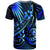 Vanuatu T Shirt The Flow of The Ocean Blue - Polynesian Pride