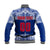 (Custom Personalised And Number) Toa Samoa Rugby Baseball Jacket Siva Tau LT6 - Polynesian Pride