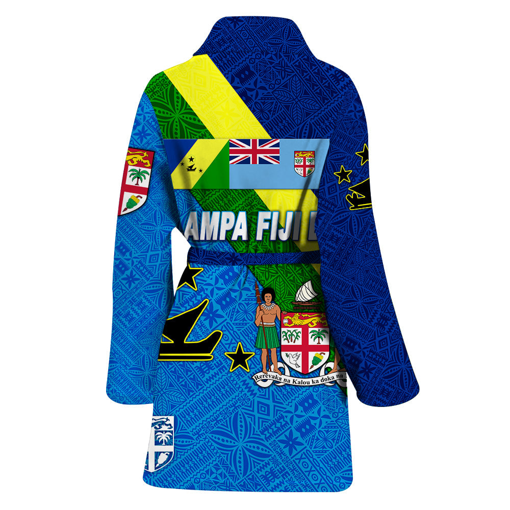 Vanuatu Malampa And Fiji Day Bathrobe October 10 LT8 - Polynesian Pride