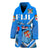 Fiji Day Bathrobe Independence Anniversary Creative Style LT8 One Size Blue - Polynesian Pride