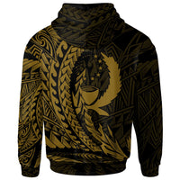Pohnpei State Hoodie Gold Wings Style - Polynesian Pride