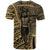Pohnpei State T Shirt Seal Of Pohnpei State Polynesian Gold Patterns - Polynesian Pride
