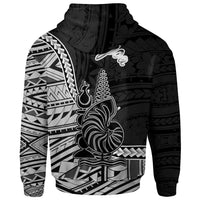 New Caledonia Islands Hoodie Ouegoa Seal of New Caledonia Polynesian Patterns - Polynesian Pride