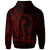 Chuuk State Zip Hoodie Red Wings Style - Polynesian Pride