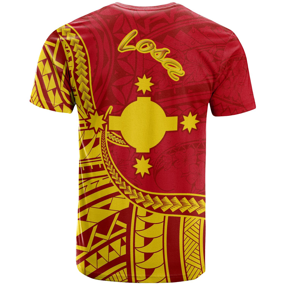 Rotuma T Shirt Losa Flag Rotuma - Polynesian Pride