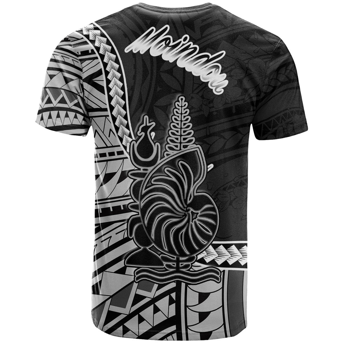 New Caledonia Islands T Shirt Moindou Seal Of New Caledonia Islands Polynesian Patterns - Polynesian Pride