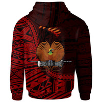 Papua New Guinea Hoodie Wau Polynesian Patterns - Polynesian Pride