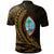 Guam Polo Shirt Wings Style Gold Version - Polynesian Pride