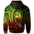 Federated States of Micronesia Zip Hoodie Reggae Wings Style - Polynesian Pride