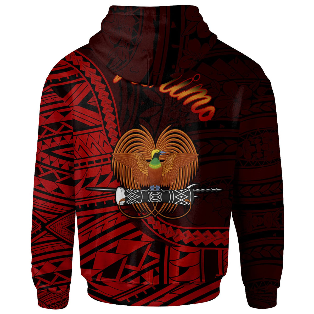 Papua New Guinea Zip Hoodie Vanimo Polynesian Patterns - Polynesian Pride