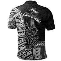 New Caledonia Islands Polo Shirt New Caladonia Seal Of Kanaky Polynesian Patterns - Polynesian Pride