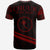 Chuuk State T Shirt In My Heart Style Red Polynesian Patterns - Polynesian Pride
