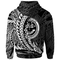 Federated States of Micronesia Hoodie White Wings Style - Polynesian Pride