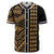 Hawaii Polynesian Kakau Baseball Jersey V.5 - Freestyle - Gold Gold - Polynesian Pride