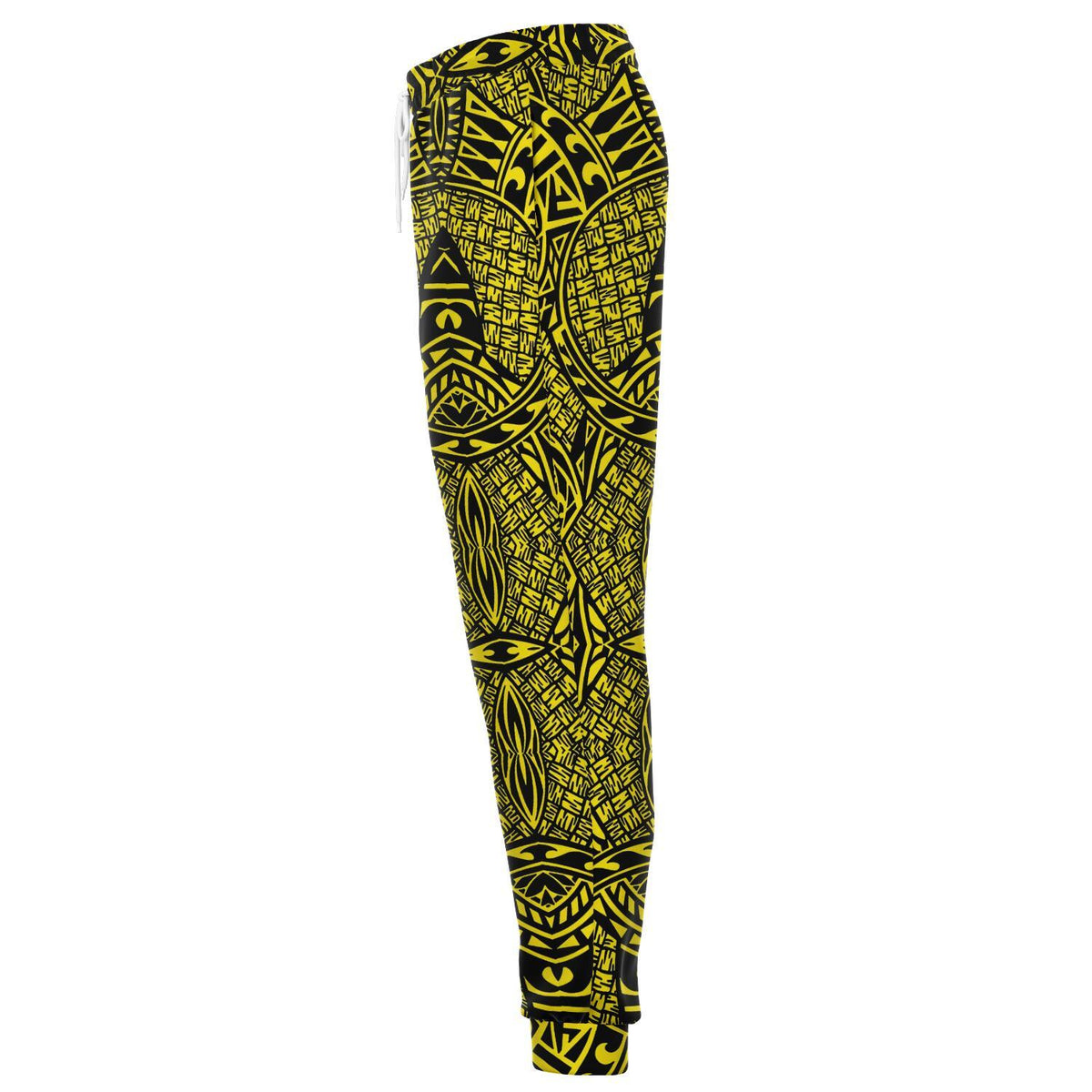 Polynesian Lauhala Mix Yellow Joggers - Polynesian Pride