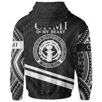 Northern Mariana Islands Hoodie In My Heart Style Polynesian Patterns - Polynesian Pride