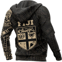 Fiji Hoodie Fiji Seal Polynesian Tattoo Style Version 2.0 - Polynesian Pride