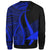 Tokelau Sweatshirt - Blue Polynesian Tentacle Tribal Pattern - Polynesian Pride
