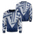 Hawaii Sweatshirt - Football Jersey Style - White And Blue - AH Unisex Blue - Polynesian Pride