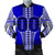 (Personalised) Hawaii Bomber Jacket - Blue Football Bomber Jacket AH Blue Unisex - Polynesian Pride