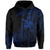 Hawaii King Polynesian Hoodie Durk Style Blue - Polynesian Pride
